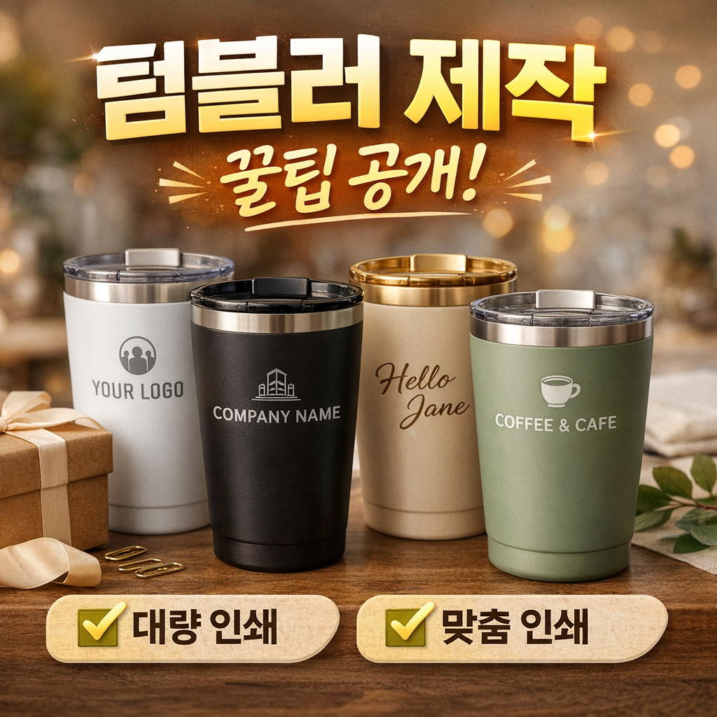 개업판촉물 텀블러 제작