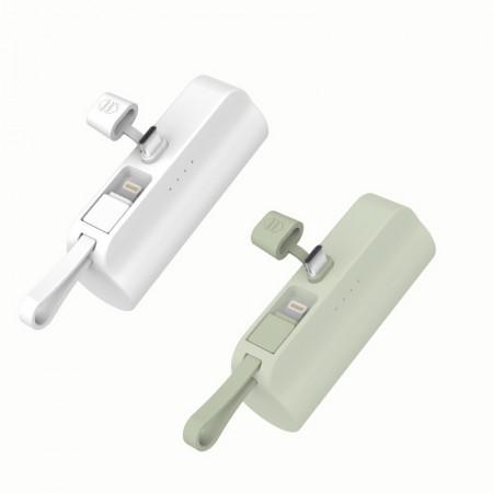 안양시 판촉물 2IN1 컬러풀 도킹 보조배터리 5,000mAh