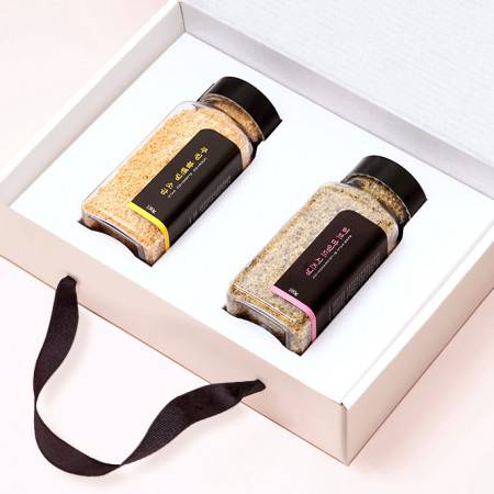 [인기] 블랙라벨 170g 2조세트 소금선물세트