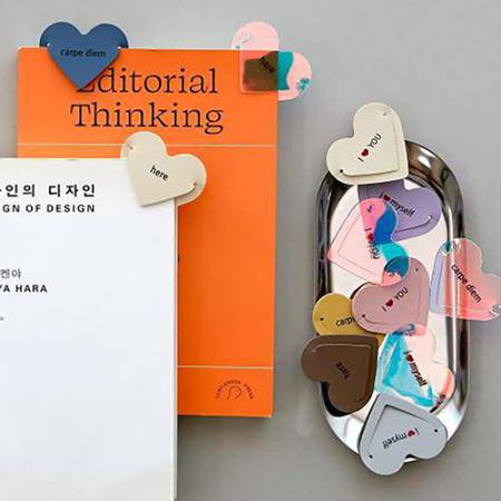 춘천시 답례품으로 완벽한 선택, 하트모양 책갈피 3가지 스타일 소개