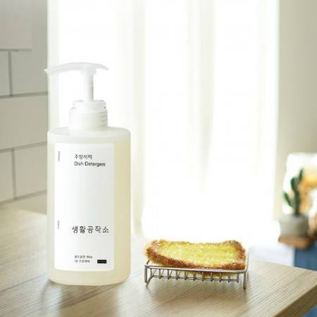 생활공작소 주방세제500ml +아크릴수세미 세트 생활용품 선물세트
