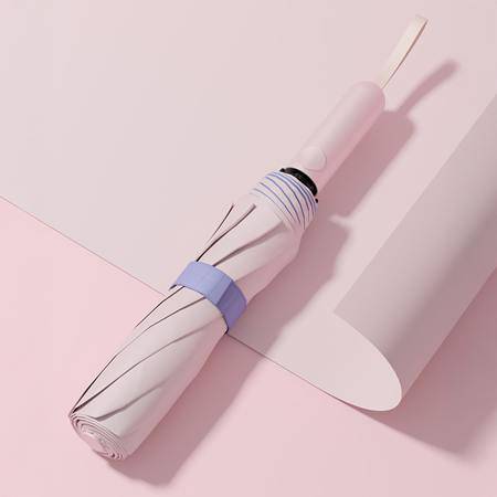 솜사탕 3단 완전자동 암막 우양산