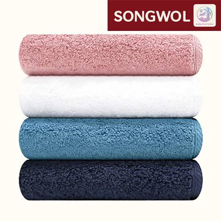 송월타올 코마40수 무지40 180g 코마사 수건 40수 타월